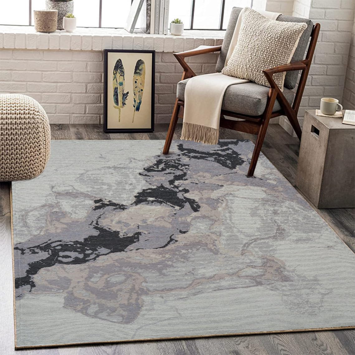 Amazon｜ラグ カーペット 洗える 200*300cm 薄手 フランネル 高級