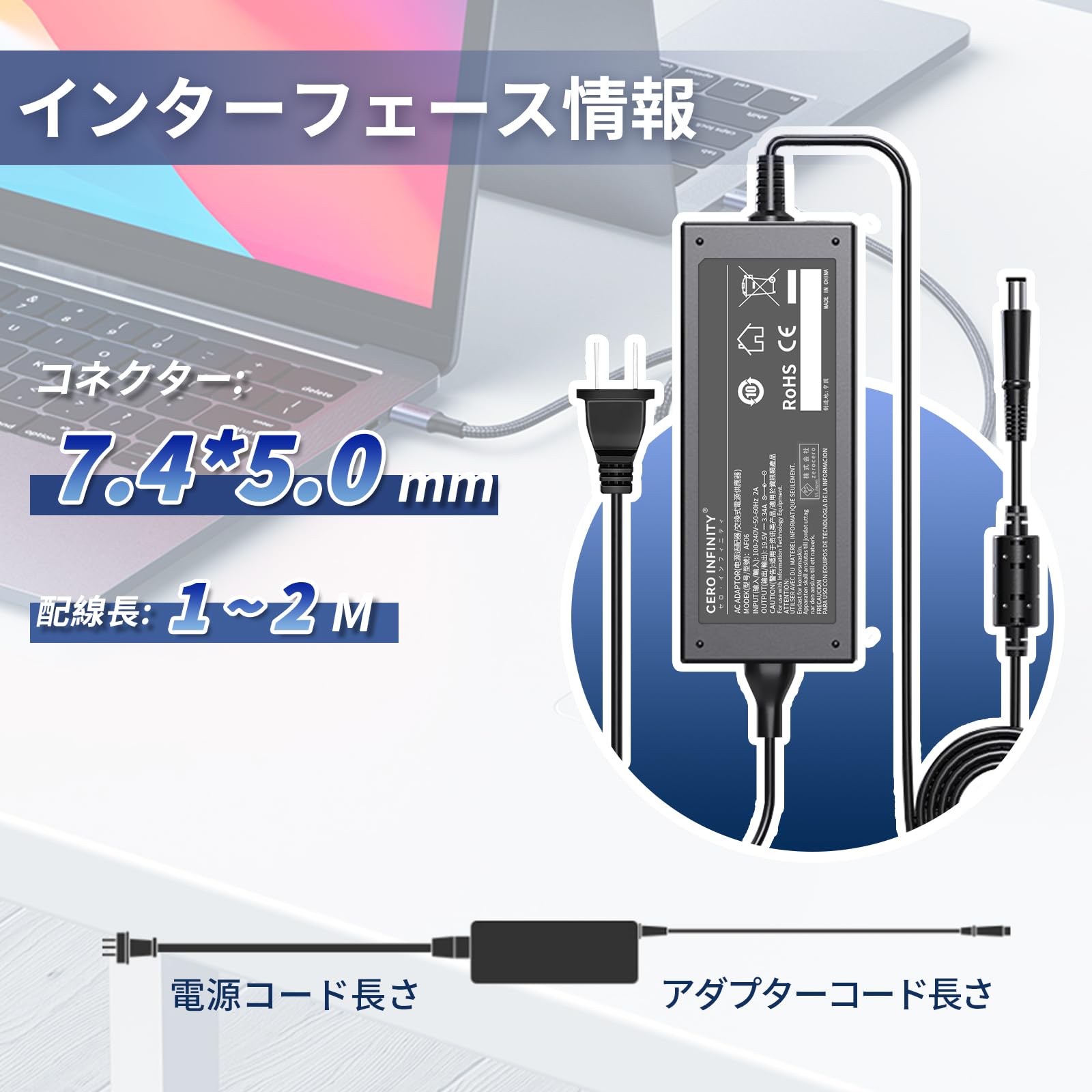 Amazon.co.jp: デルDell対応 17 (5748) ACアダプター 65W ノート