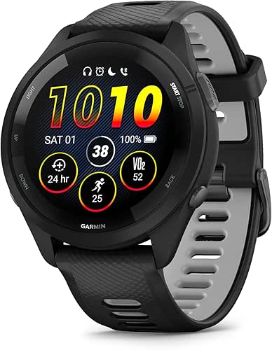 Garmin Forerunner 265 Running Smartwatch, Colorful AMOLED Display, Training Metrics