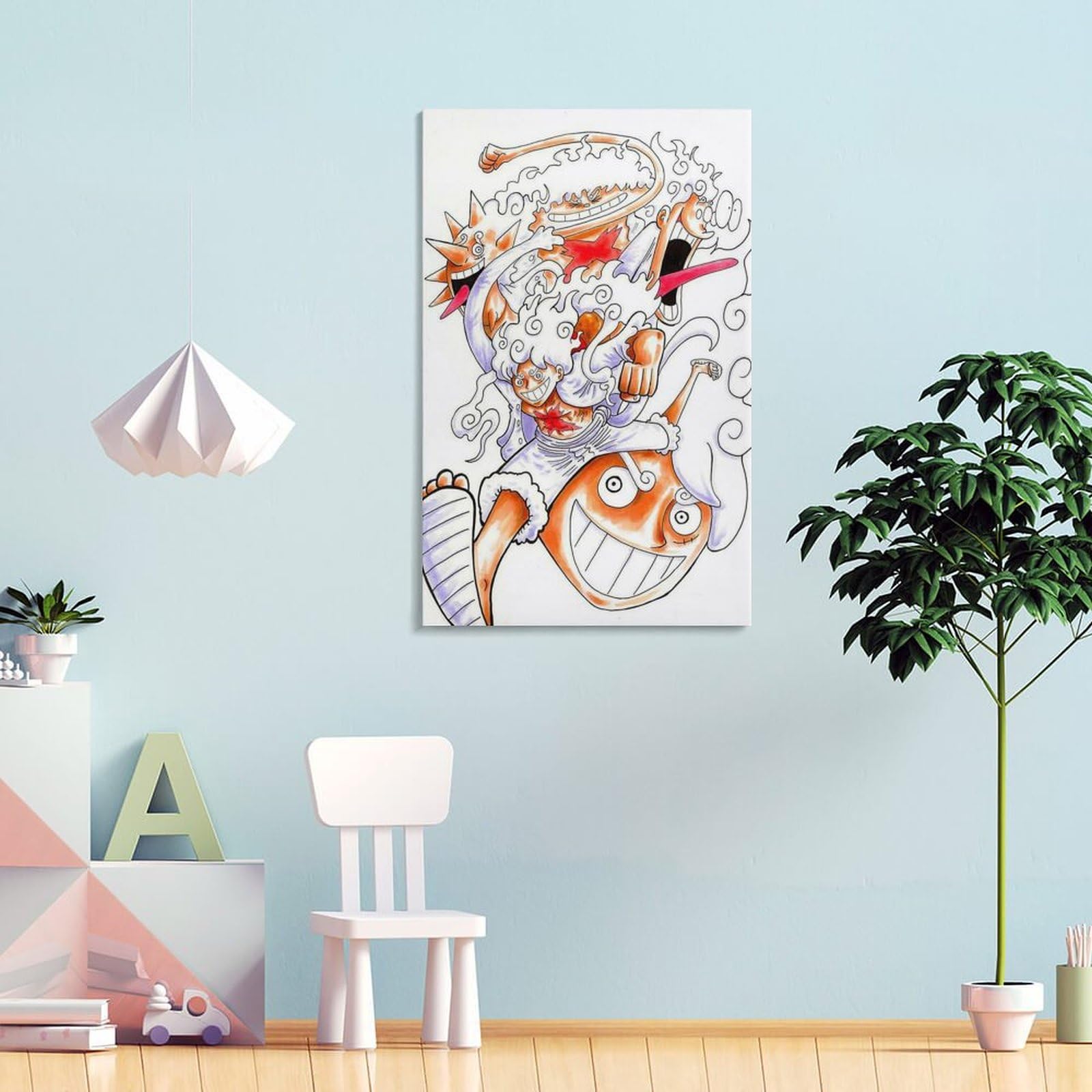 Amazon.co.jp: 50×75cm ワンピース モンキー・D・ルフィ アートパネル