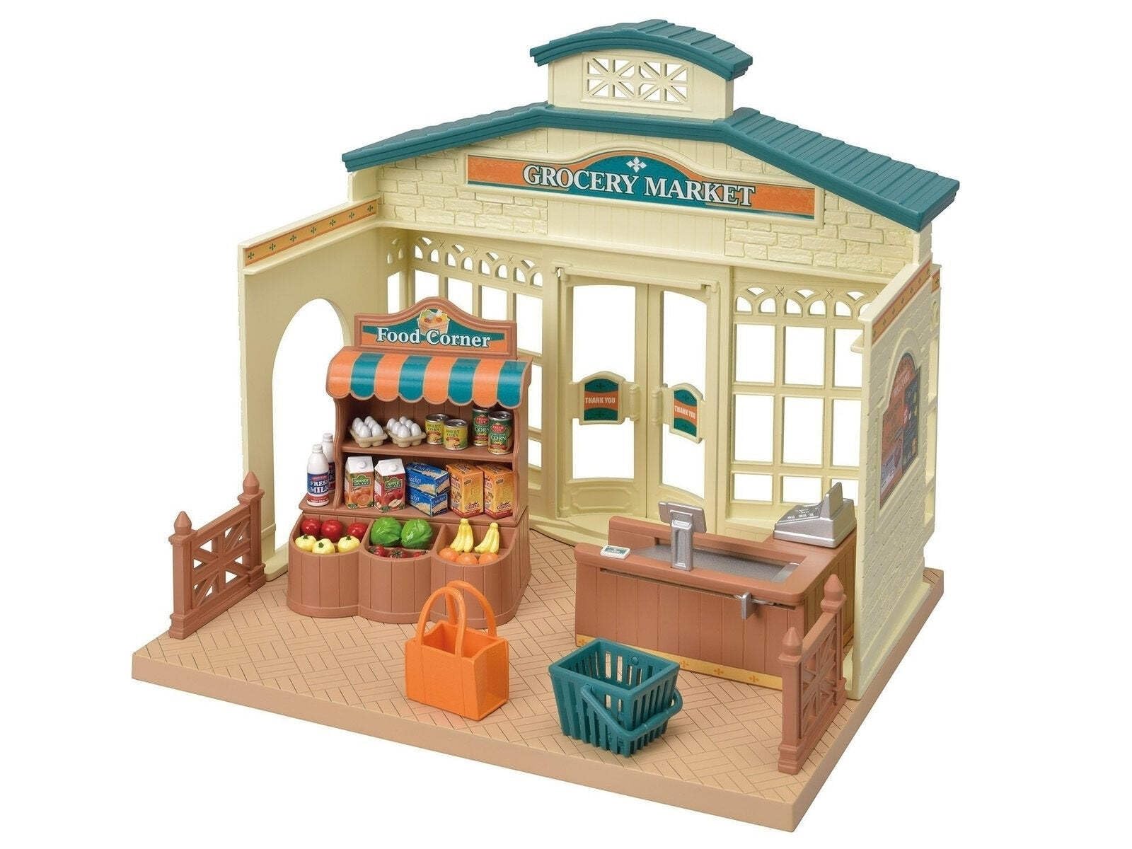 Sylvanian Families - 5315 - Le supermarché Coffrets de Figurines, 100% Plastique Multicolore