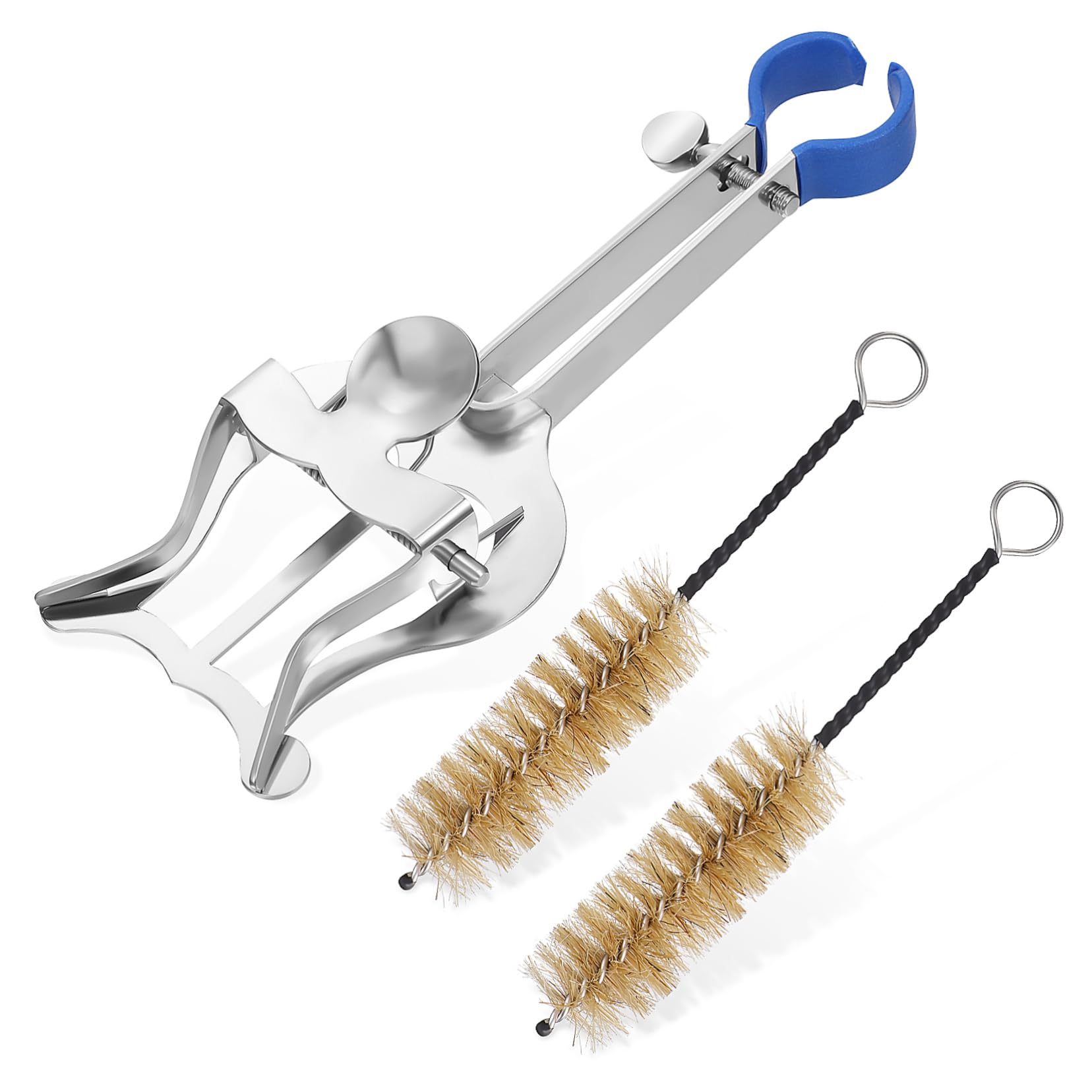 SUPVOX Metal Music Score Stand for Marching Band Trumpet Music Book Clamp Cleaning Brush Set