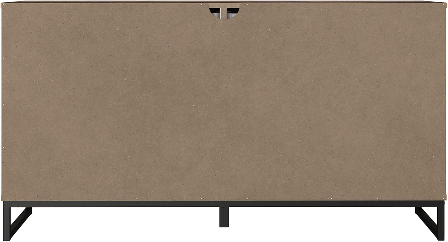 Signature Design by Ashley Neilsville Industrial Butcher Block Style Dresser, Natural Pallet Brown : Everything Else