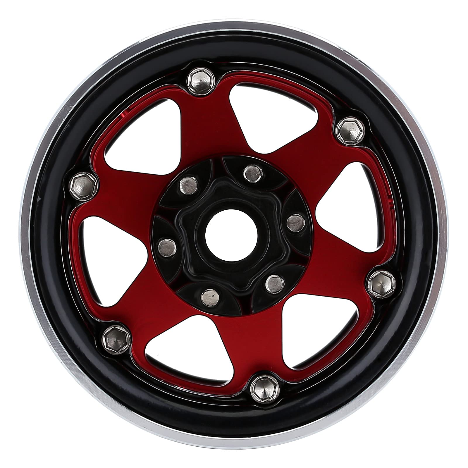 4 Cerchioni Beadlock In Metallo INJORA Da 1,9 Pollici Per RC Crawler 1/10 – Compatibili Con Axial SCX10, TRX4, Redcat Gen8 E MST