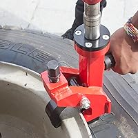 Vista 7 de BESTOOL Separador de Talón Neumático, Cambio de Neumáticos sin Esfuerzo para Automóviles, Camiones y Más (Rojo)