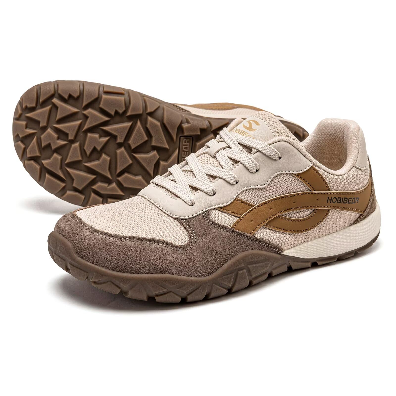 HOBIBEAR Herren Deman Barfußschuhe | Breite Zehenpartie | Bequeme minimalistische Outdoor Trailrunningschuhe