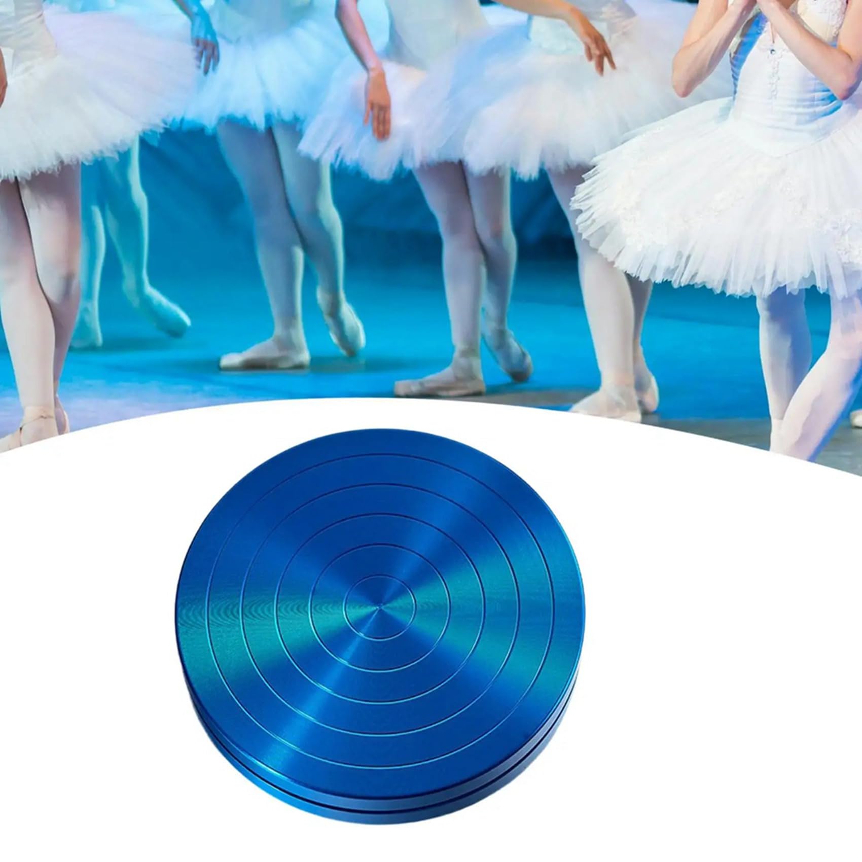 Planche Tournante Ballet Entraînement Danse pour Gymnastique Bleu