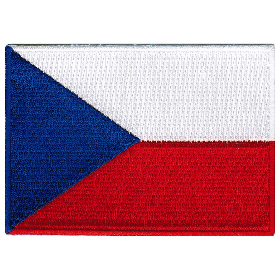 Country Flag Czech Republic Embroidered Patch With Velcro Airsoft - Foto 2