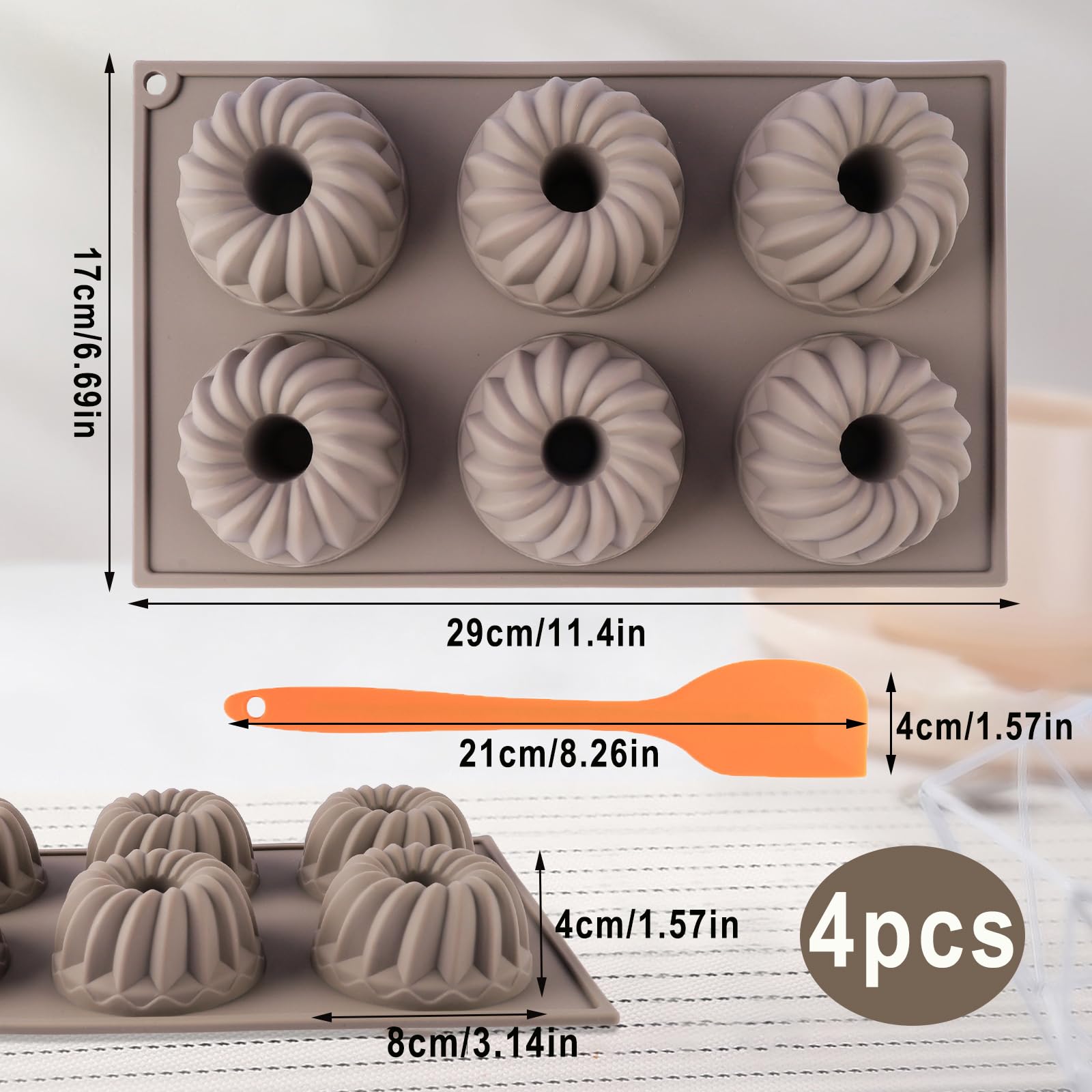 Stampo In Silicone Per Caramelle A Forma Di Ciambella – 48 Cavità, Per Cioccolato, Gommosi, Sicuro Per Alimenti, Rosa