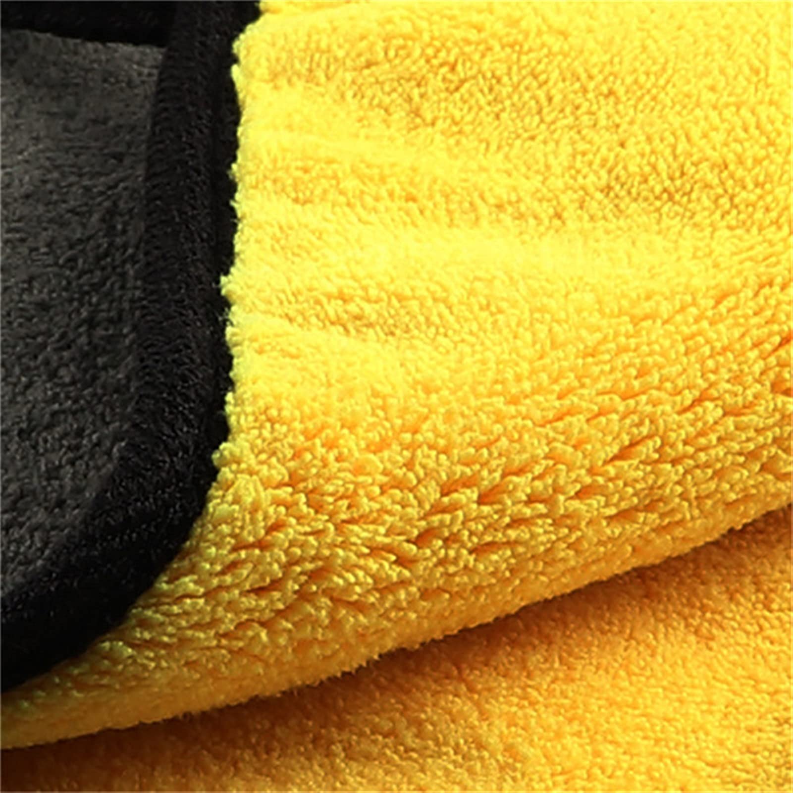 5/10X Extra Suave 30x60CM Toalla de Microfibra para Lavado de Autos Paño de Secado para Limpieza de Autos Paño para el Cuidado del Auto Toalla de Lavado para Autos (Color : 1) (4)