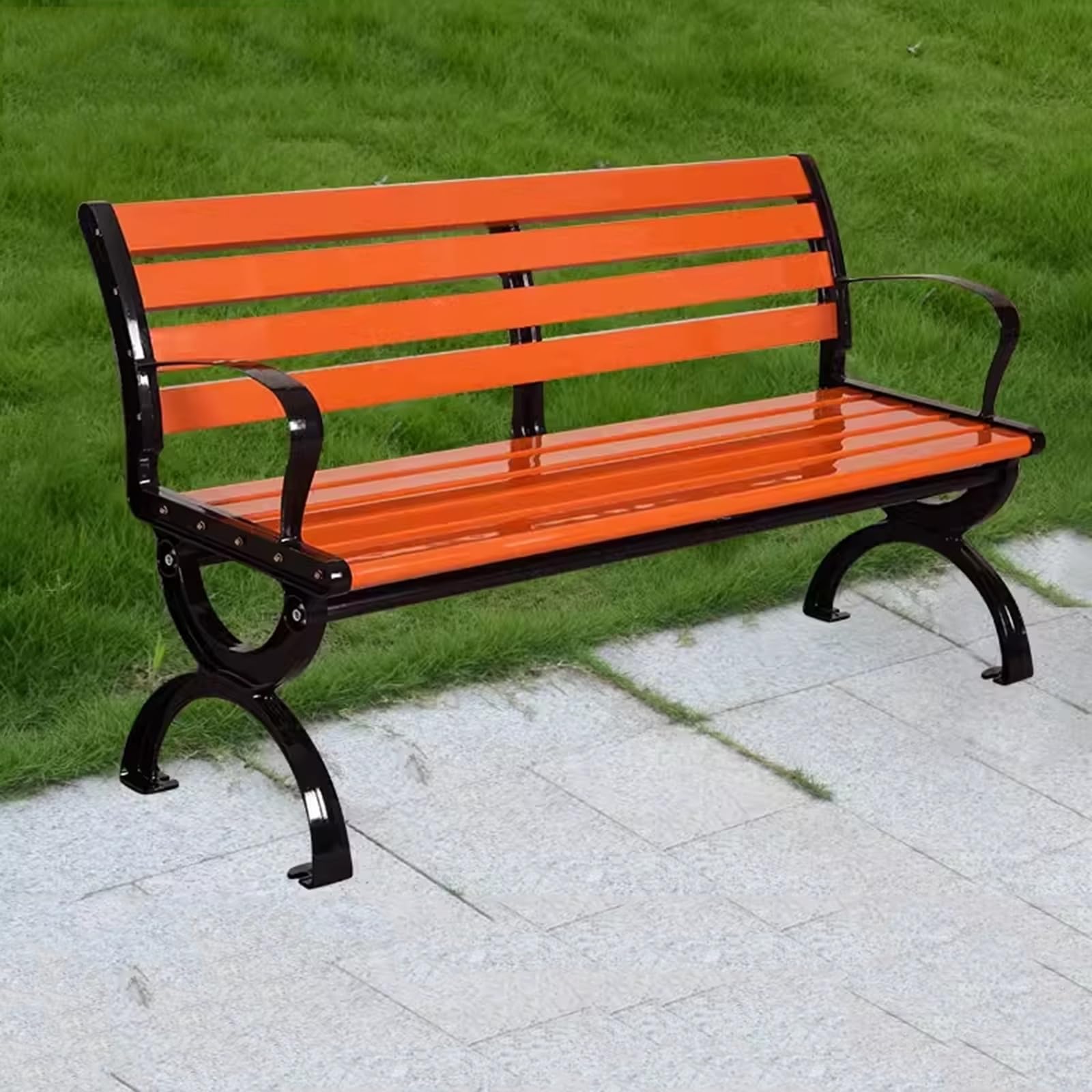 Tiras de madera de repuesto para banco de jardín, accesorios duraderos para banco de patio de hierro fundido, ideales para reparación y mantenimiento de asientos