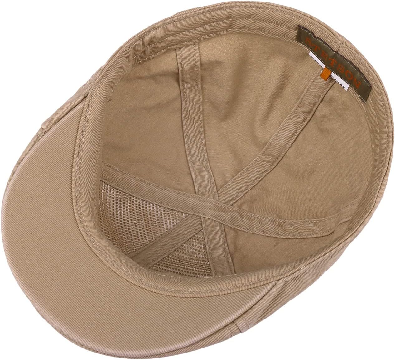 Stetson Texas Cotton Flat Cap UV Protection 40+ Solid Color Peaked Ivy Cap Men Spring Summer - Image 5