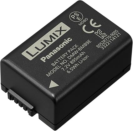 Batería Panasonic DMW-BMB9E para cámaras DMC-FZ150/FZ100/FZ48/FZ45
