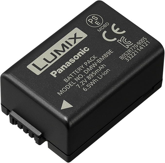 Batería Panasonic DMW-BMB9E para cámaras DMC-FZ150/FZ100/FZ48/FZ45