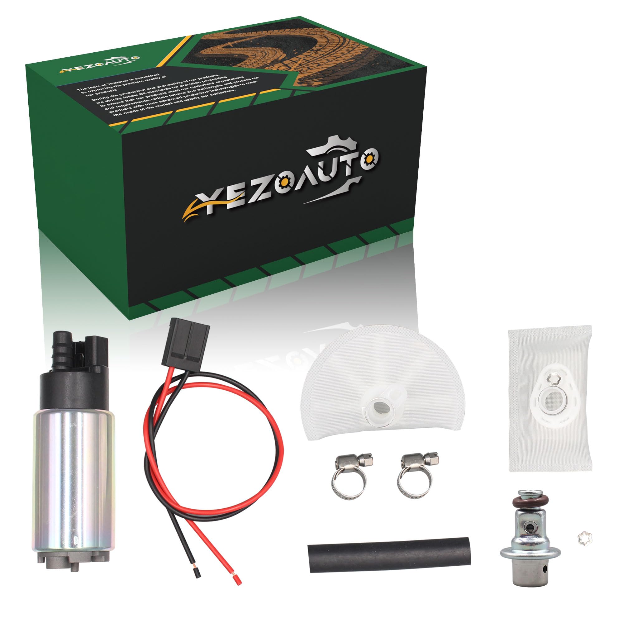 Yezoauto Fuel Pump for Yamaha YZF-R1 02-14 / YZF-R6 03-16 / XT660Z Tenere 08-13 / XT660X XT660R 04-14 / XJ6 09-14 / TDM900 02-10 / MT-03 06-11 / FZ6R
