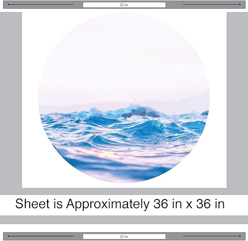 Miniatura 3 de chromantics Pastel el mar escena – Mural Geométrico Ocean calcomanía de pared por