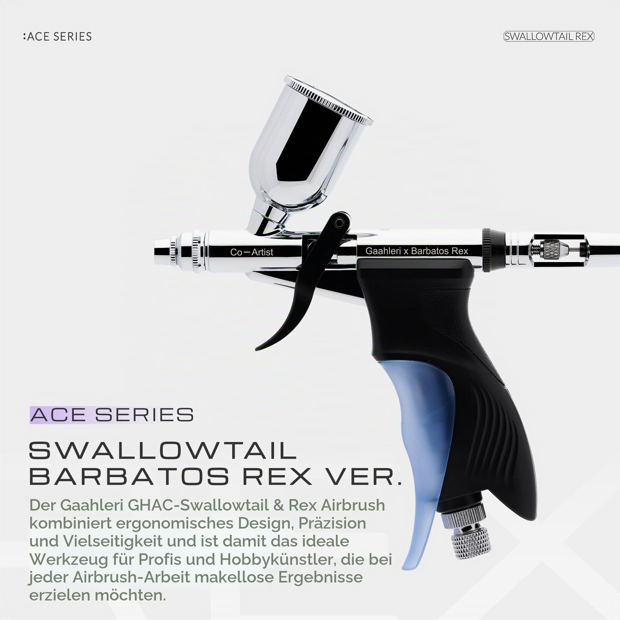 Gaahleri Airbrush Ace Series GHAC-Schwalbenschwanz & Barbatos Rex