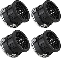 Vista 10 de TQPONLY Calentador de CA para salpicadero, conducto de aire, rejilla de ventilación (negro) compatible con Ford F150/2006-2008 Lincoln Mark LT