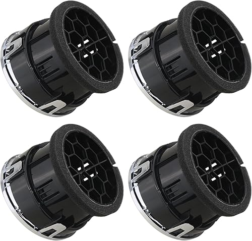 Miniatura 10 de Calentador de CA para salpicadero, conducto de aire, rejilla de ventilación (negro) compatible con Ford F1502006-2008 Lincoln Mark LT 2004-2008,