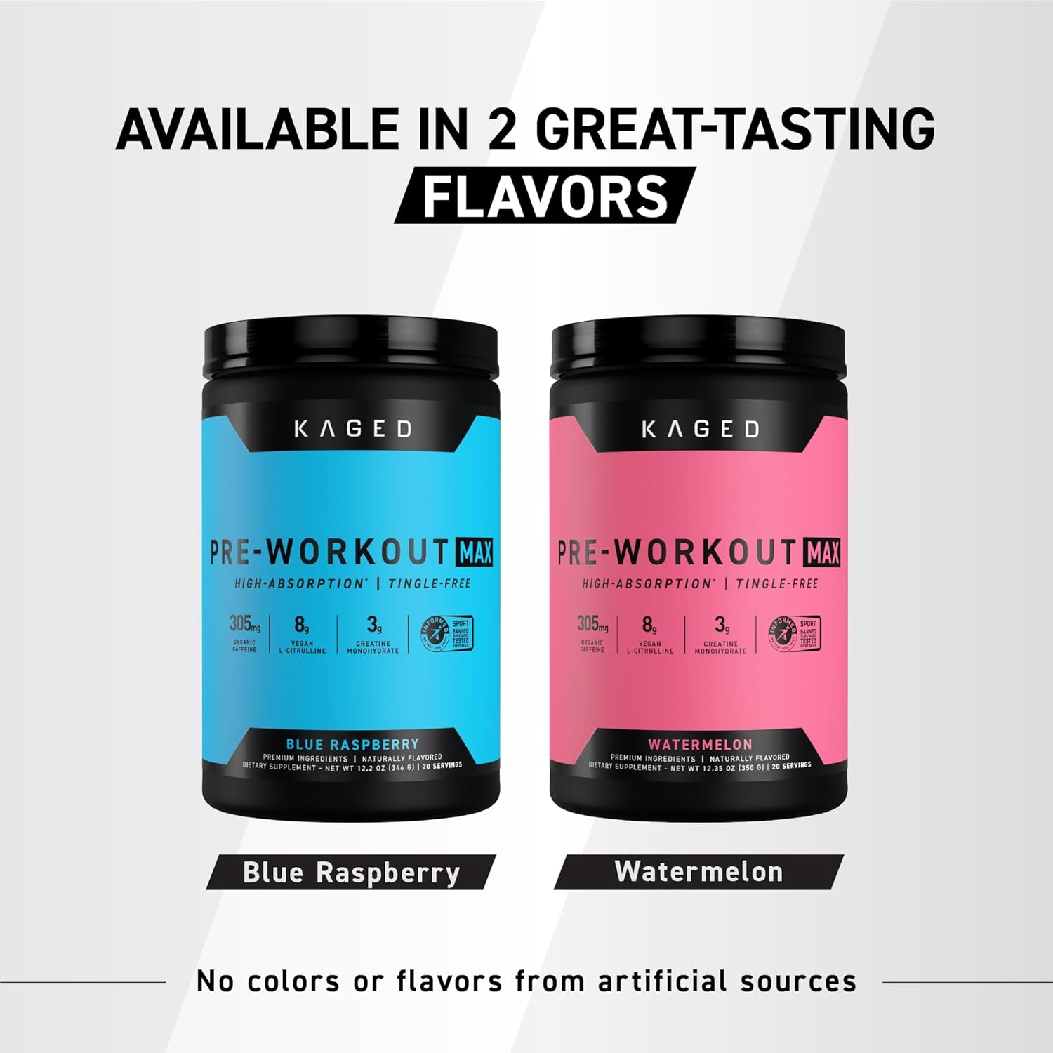 Kaged Pre Workout MAX Powder | Blue Raspberry | Tingle Free, High Stim Pre-Workout | 305 mg Caffeine, Creatine, L-Citrulline | MAXCatalyst for Absorption | Supplements for Men & Women | 20 Servings - Image 7