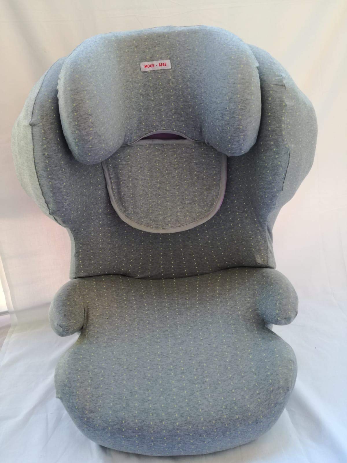 MOON-BEBE CUSTODIA PER CYBEX Silver Seggiolino Auto per Bambini Juno 2-Fix, (GREY)