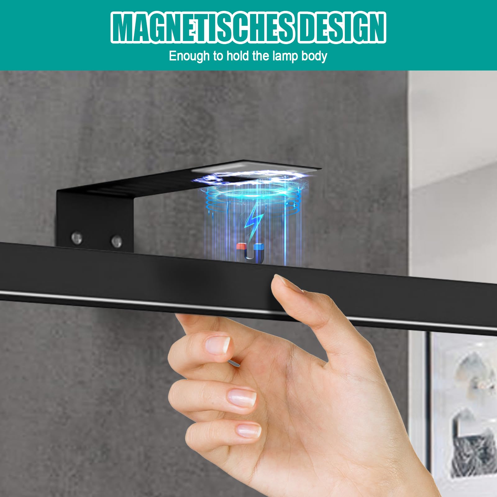 Luces para cuadros recargables, color negro, 30 cm, 1,8 W, luz de pintura recargable con control remoto para obras de arte