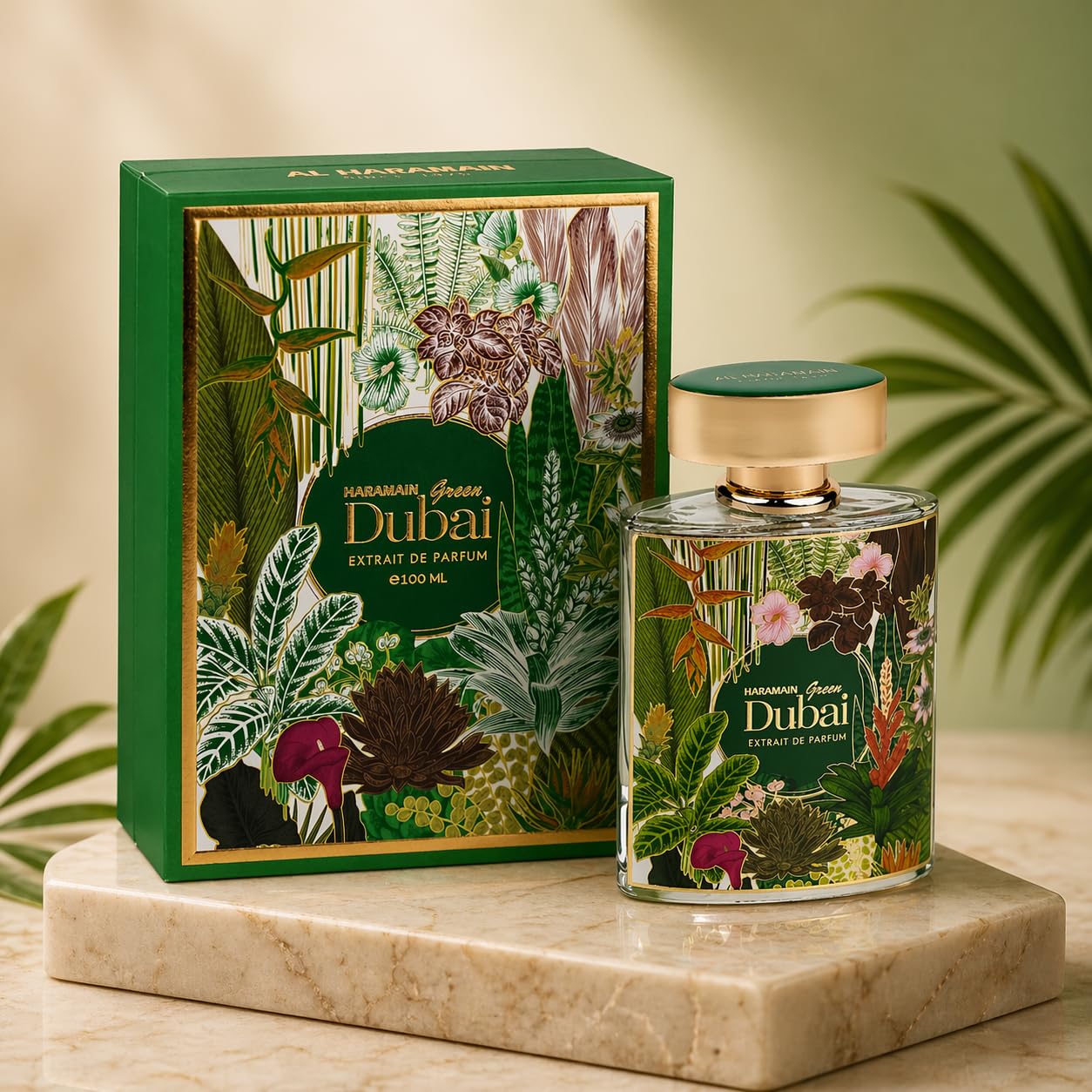Green Dubai by Al Haramain for Uni Extrait de Parfum Spray, 100 ml