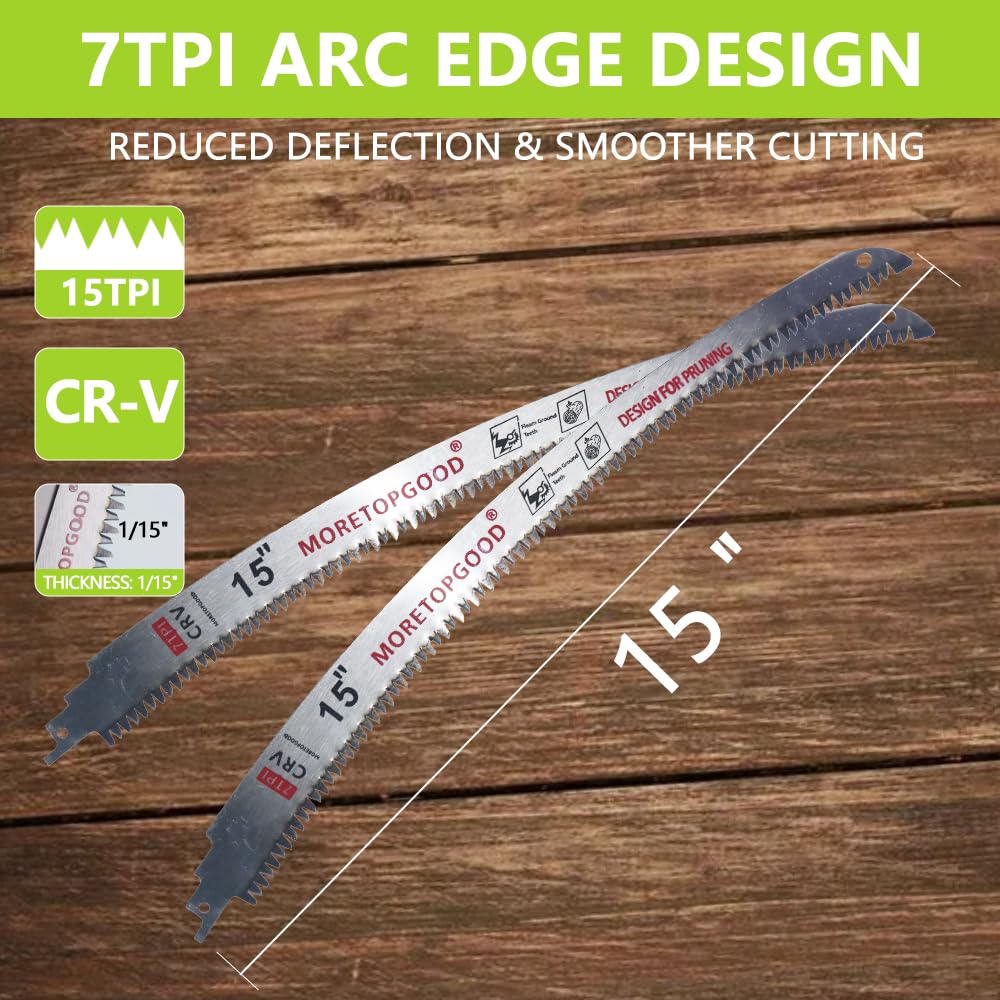 MORETOPGOOD 3PCS Arc Edge Reciprocating Saw Blade - Image 4