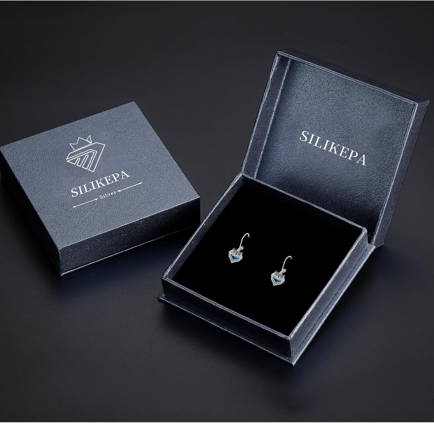 Horse/Dragon/Wolf Earrings for Women 925 Sterling Silver Celtic Knot Horse/Dragon/Wolf Earrings with Crystal Animal Jewelry Gifts for Women Girls - Image 7