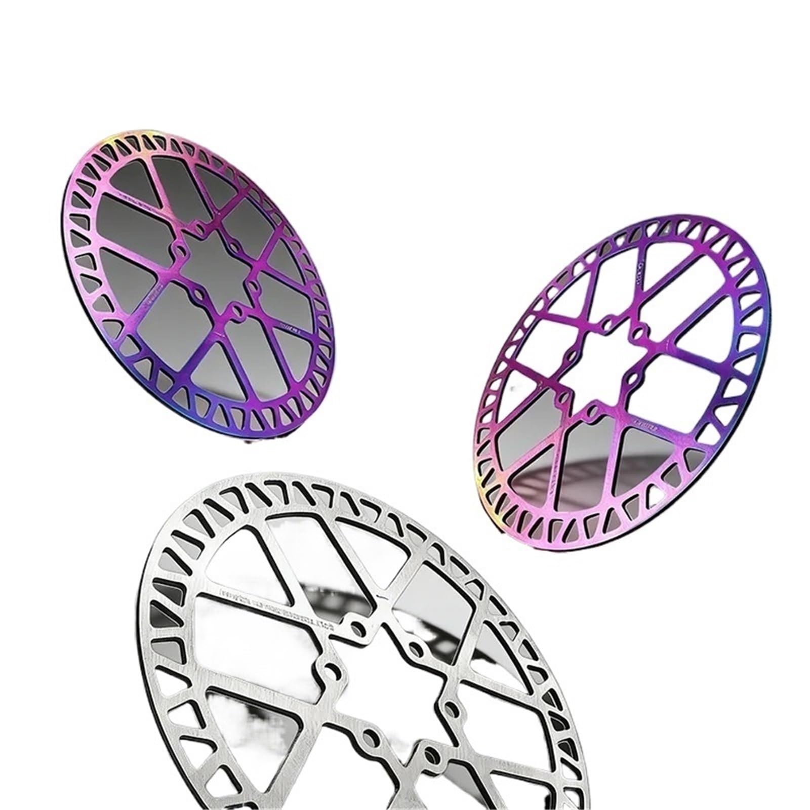 Set di Attrezzi per pinze Freni Disco Freno MTB in Acciaio Inossidabile da 160 mm, Spessore 1,85 mm, Leggero, Stabile e Durevole Pistone del Freno(160MM Mulitcolor 1PC)