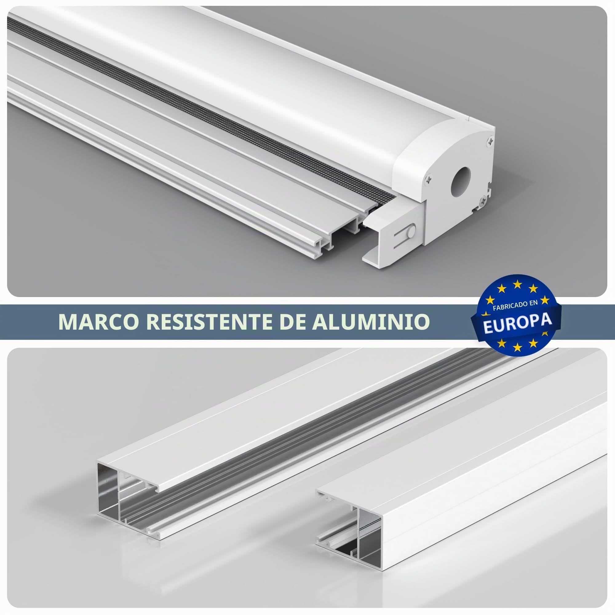 jarolift Zanzara Mosquitera 3 en 1 para puerta, mosquitera para puerta corredera con marco de aluminio, kit de montaje, acortable, 125 x 220 cm (ancho x alto), blanco