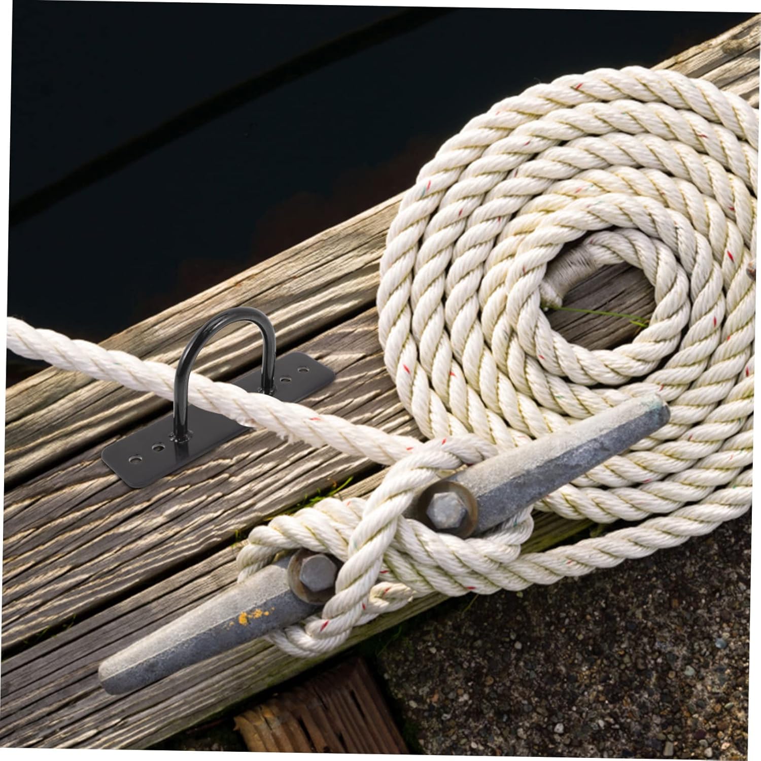 2Pcs Battle Rope Anchor Wall Ceiling Mount for Gym Rope Accessories Securely Holds Fitness Equipment Indoors Outdoors for Suspension Straps Gymnastic