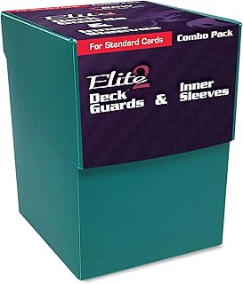 BCW Combo Pack - Inner Sleeves and Elite2 Deck Guards - Teal