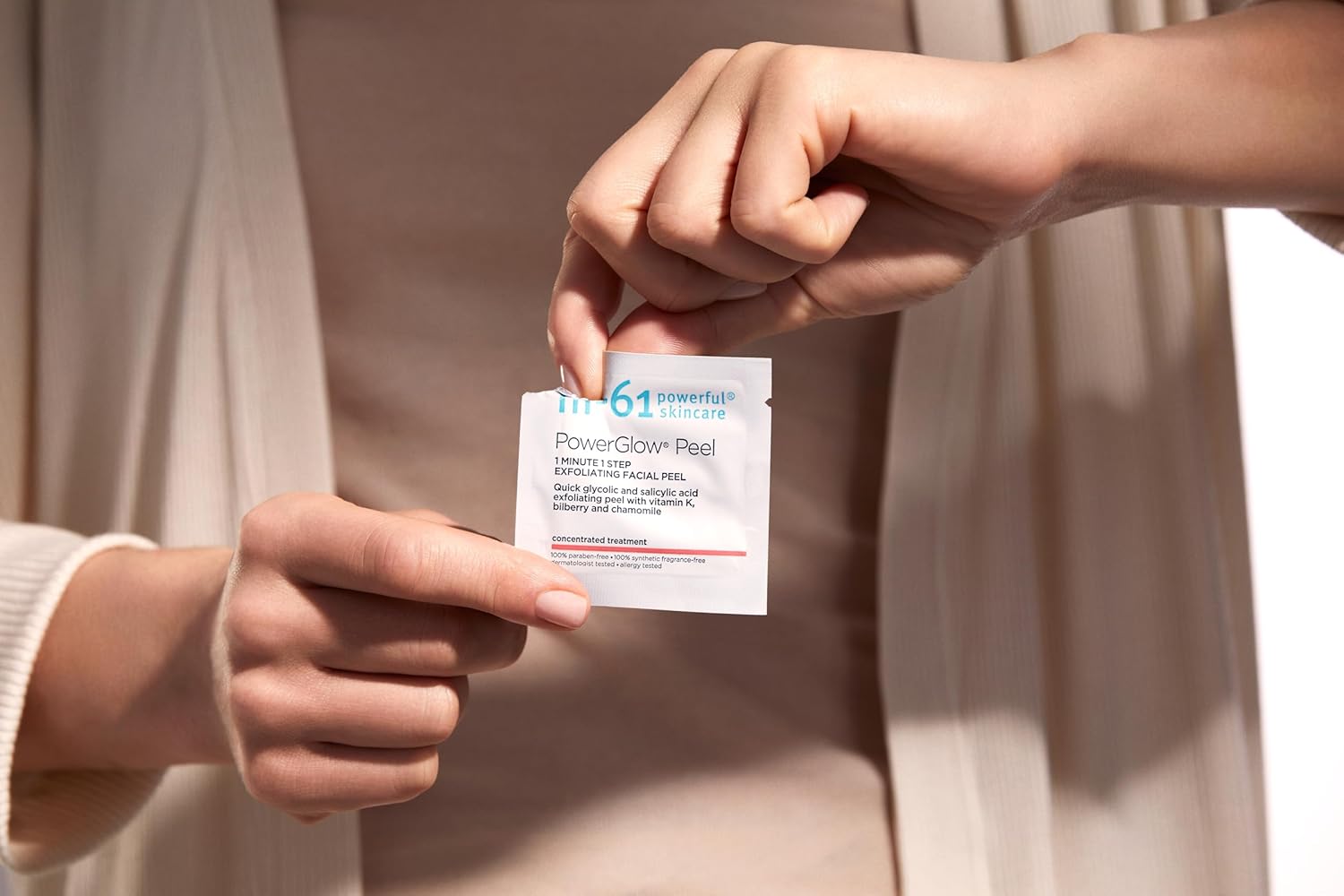 m-61 PowerGlow Peel | Exfoliating Facial Peel With Glycolic, Salicylic Acid. 1 Minute, 1 Step - 10 Treatments - Image 11