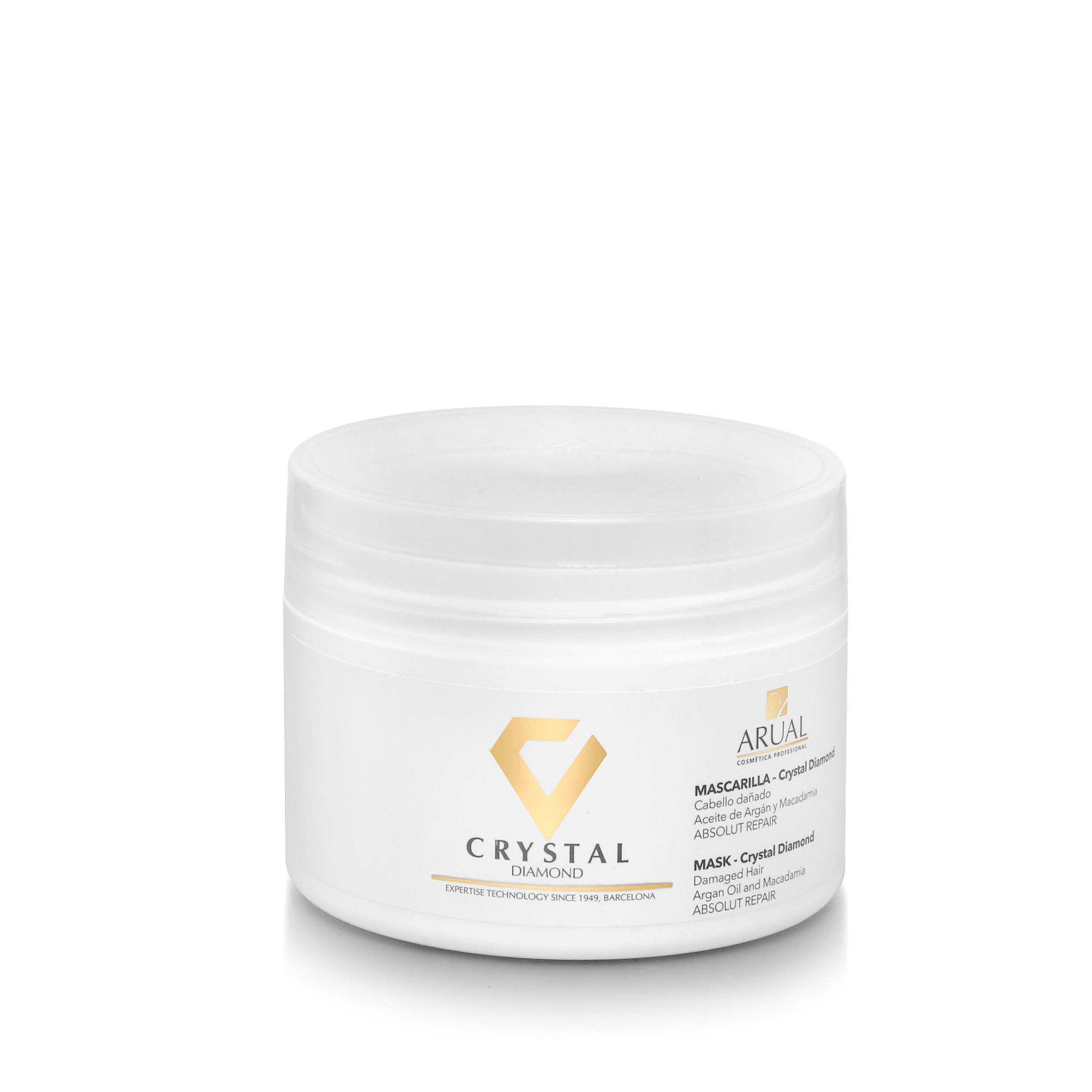Arual Crystal Diamond Haarmaske – 251 Ml, Mit Argan- & Macadamia-Öl, Für Repariertes, Glänzendes Haar