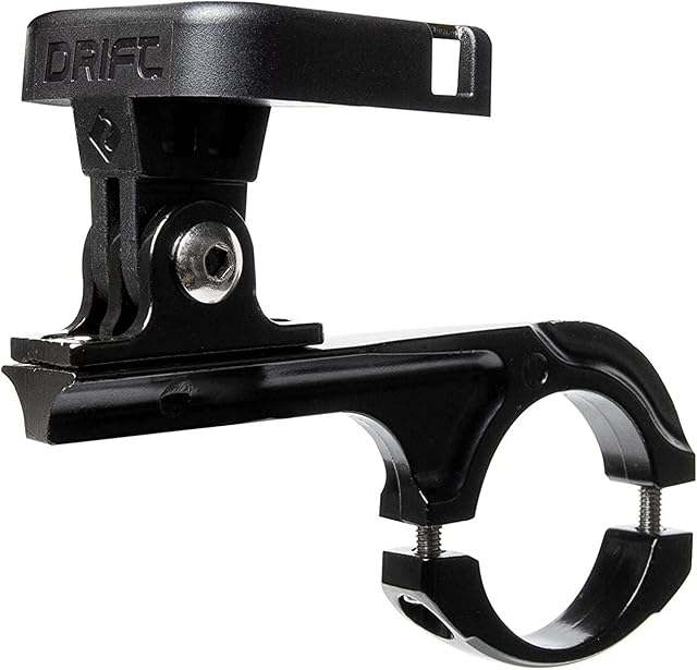 Drift Innovation Handlebar Mount 2.0 - Easy To Fit And Adapt Action Camera Angle, Fast Camera Mount, Release. Steel Camera Bracket With Rubber Shims. Drift Camera Accessories For Ghost X, XL, XL Pro