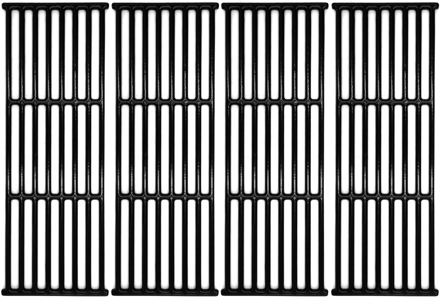 Hongso 17 3/8" Porcelain Cast Iron Cooking Grates Replacement for Broil King Baron 440, 320, 420, 340, 490, 9221-64, 9211-64, 9221-54, 52005-281, Huntington 6023-89, Broil Mate 7120-64 Models