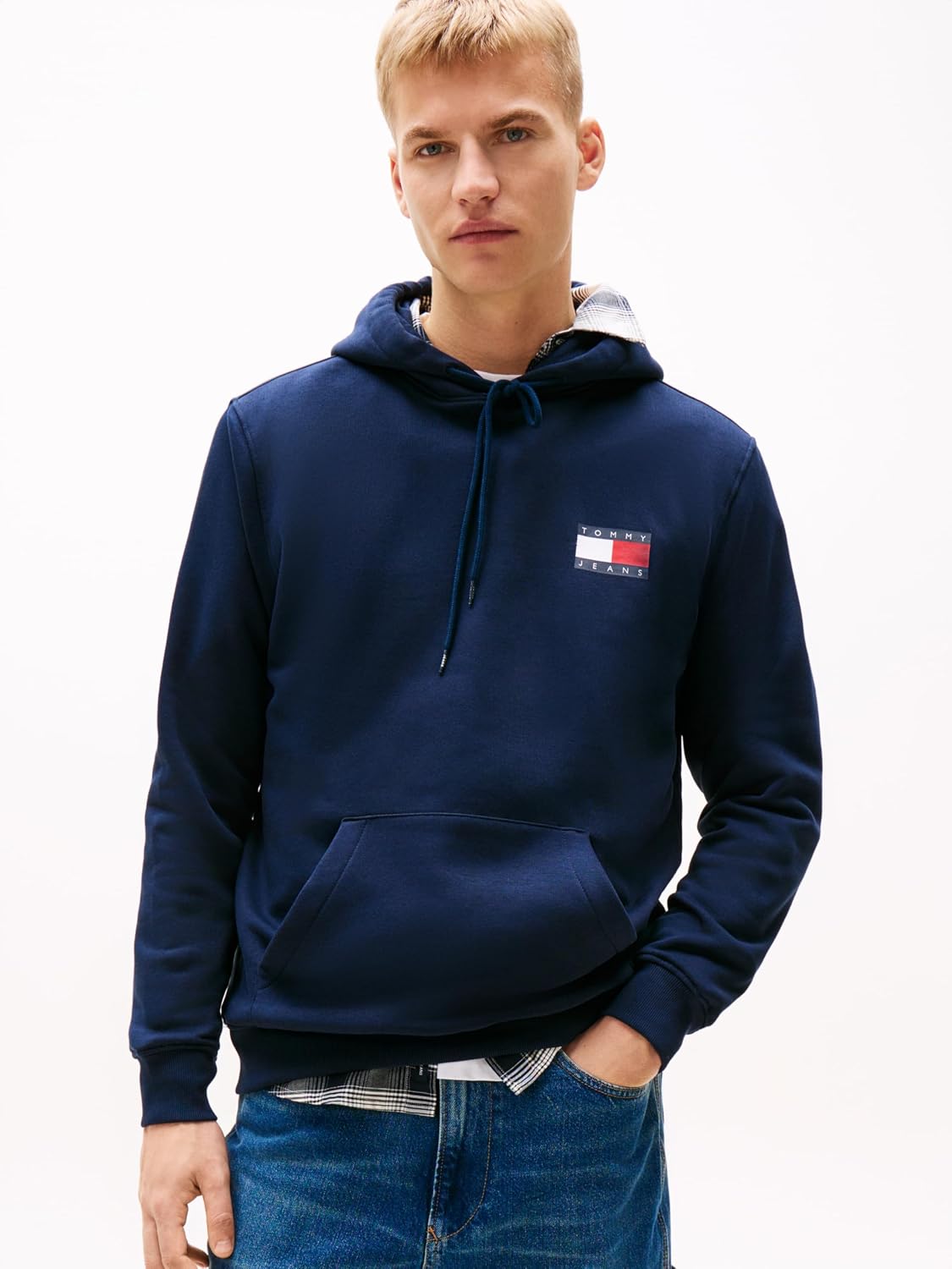 Tommy Hilfiger TJM REG ESSENTIAL FLAG HOOD EXT Sweatshirt Erkek