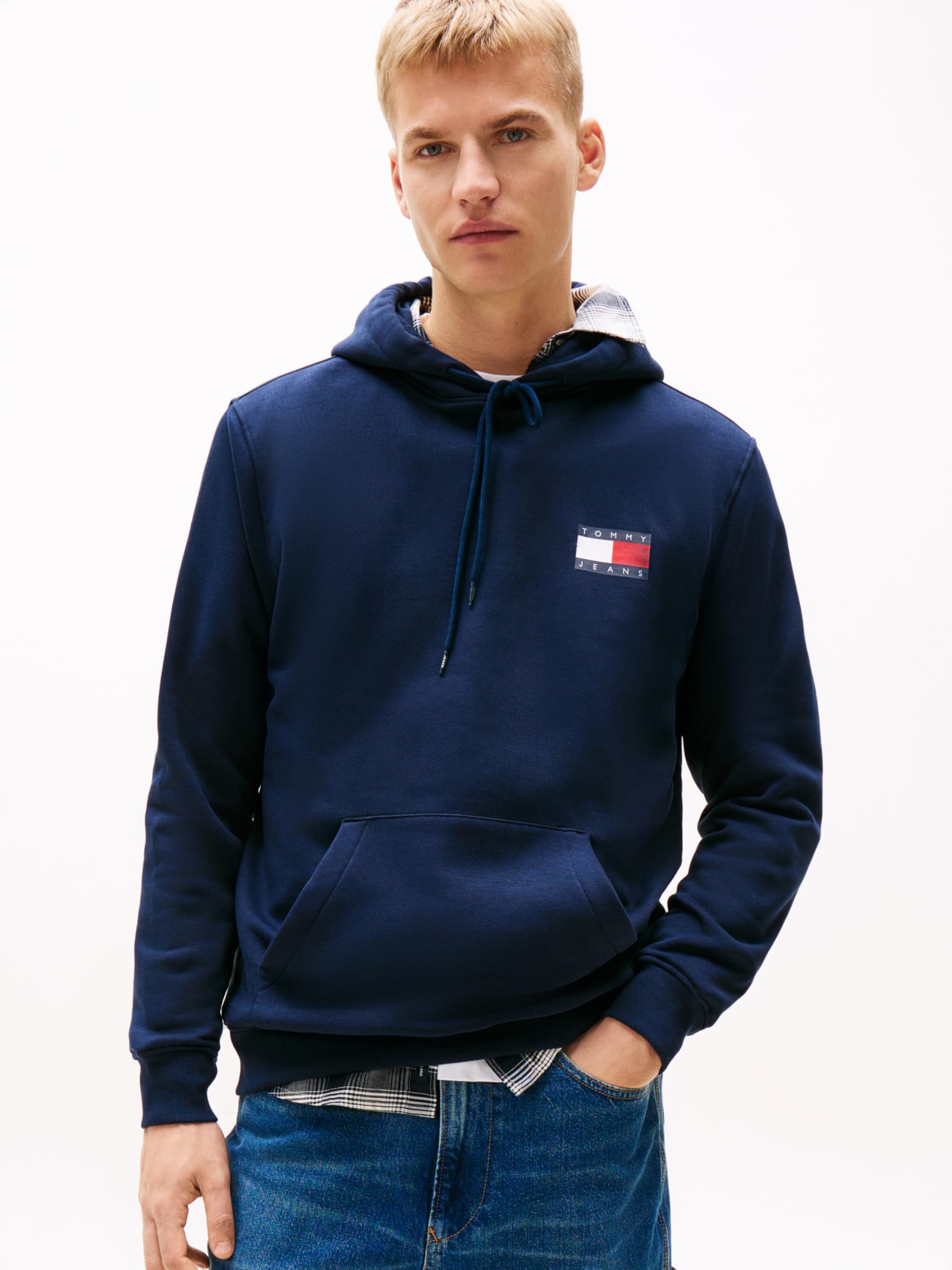 Tommy Jeans TJM REG ESSENTIAL FLAG HOOD EXT Sweatshirt Erkek