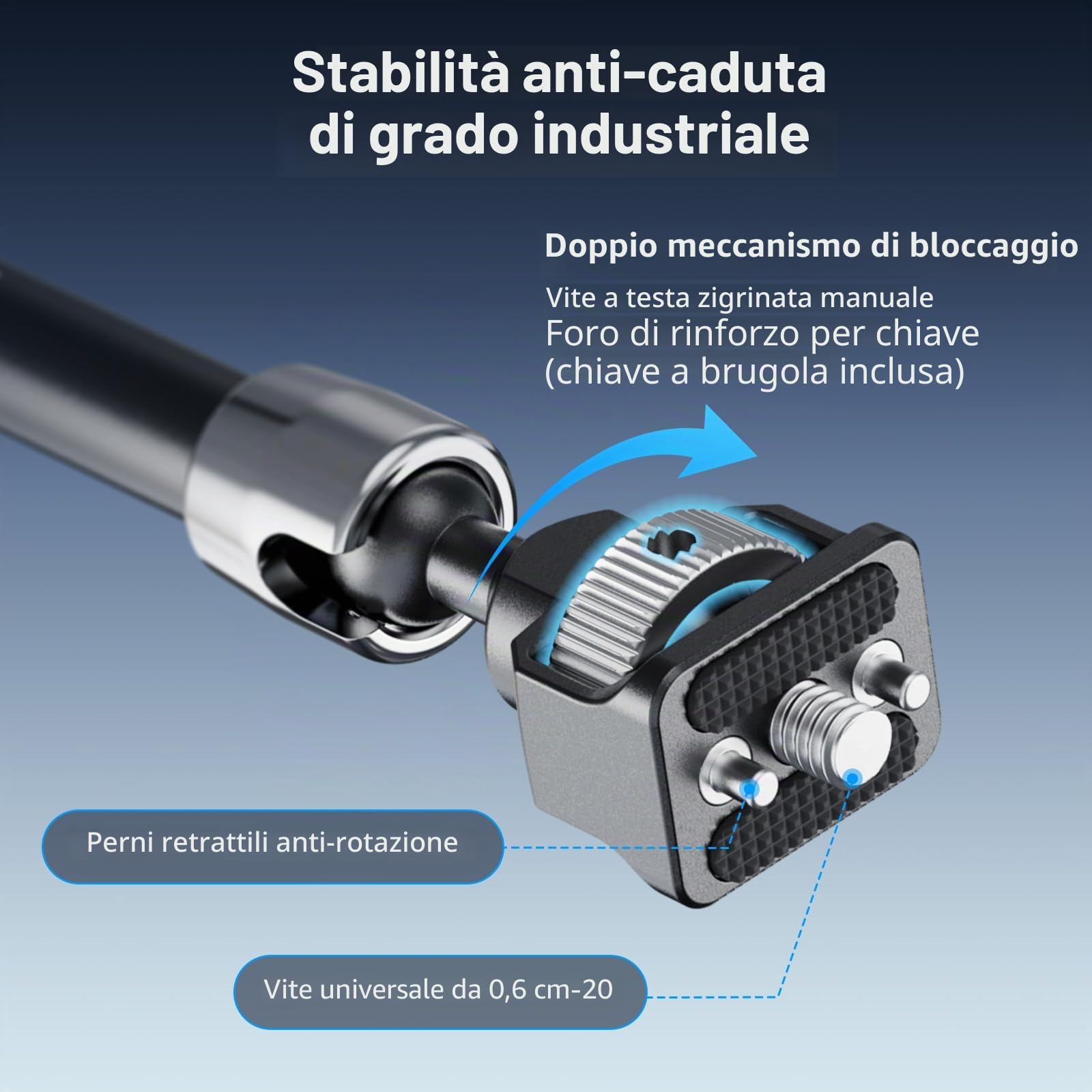 SMALLRIG Magic Arm 11" con Morsetto Granchio-5311
