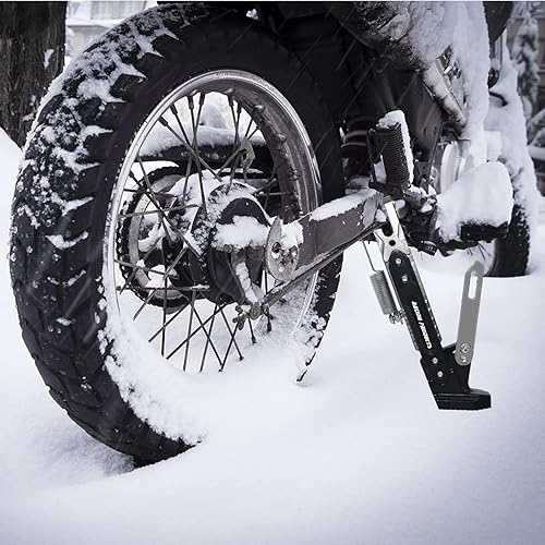 Miniatura 8 de Accesorios universales para motocicleta, scooter de motor, aleación de aluminio CNC modificada, soporte de trípode ajustable, soporte lateral de