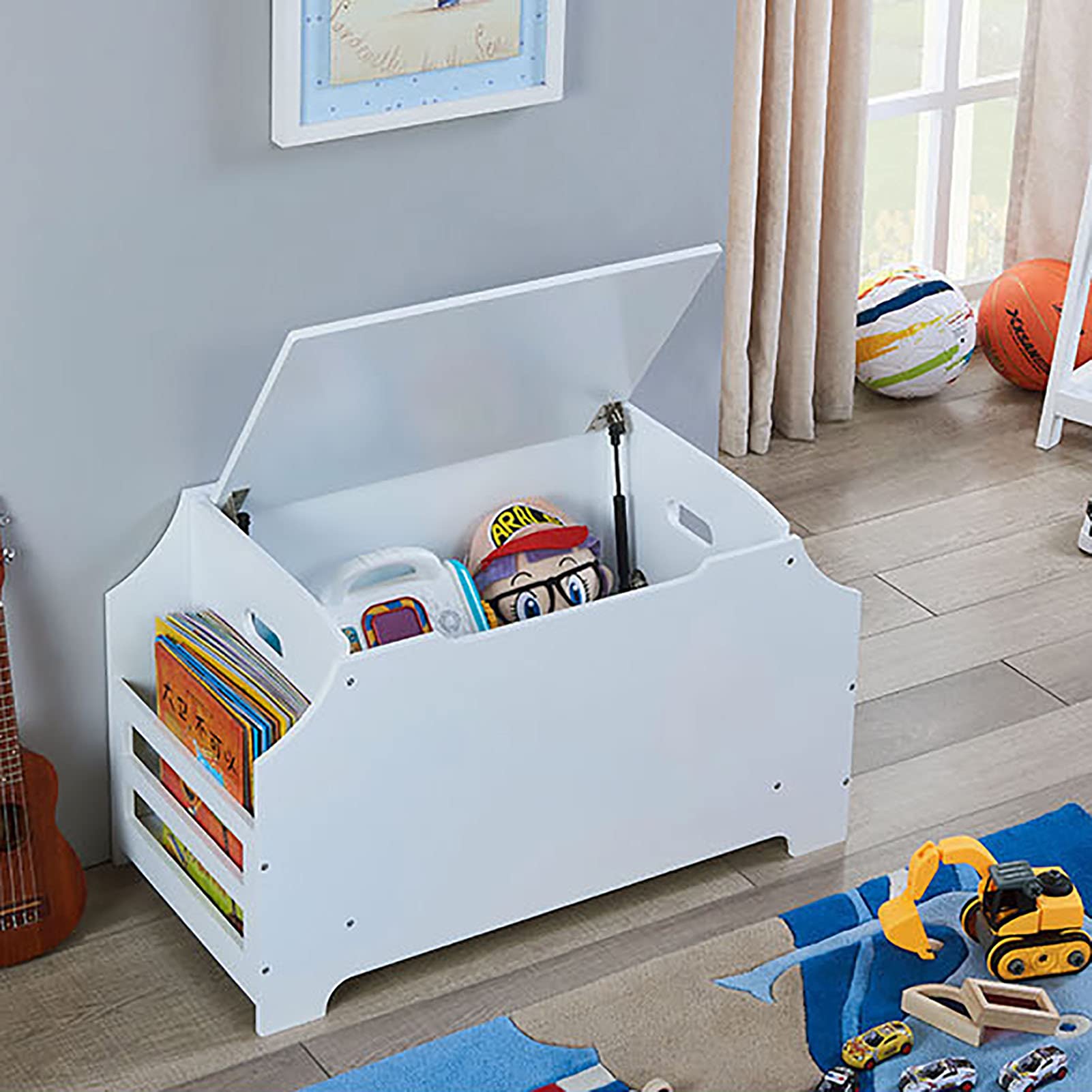 Amazon｜大型おもちゃチェストキャビネット 子供のおもちゃ収納
