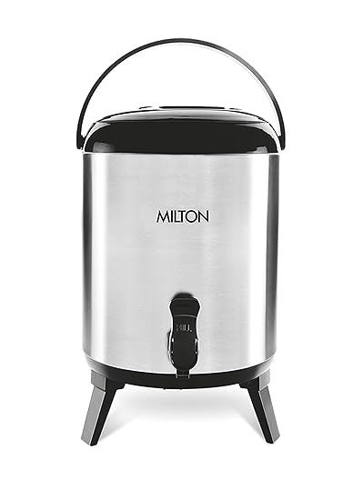 Milton Stellar 4 Thermosteel Insulated Water Jug 3700 ml, Steel Plain