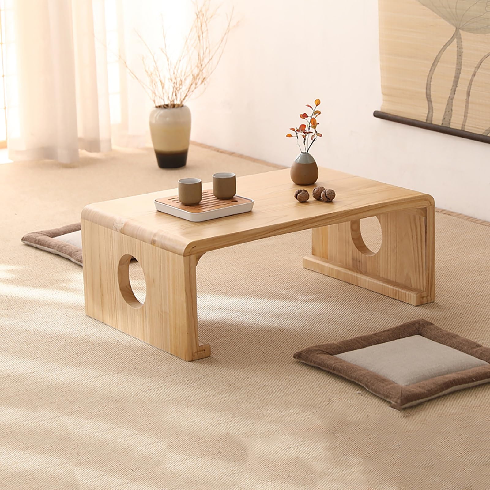 kot　Low table Amazon.com: Japanese Floor Low Table, Table for Sitting on the