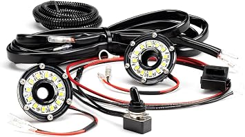 KC HiLiTES 355 Cyclone LED Universal 2-Light Under Hood Wiring Kit