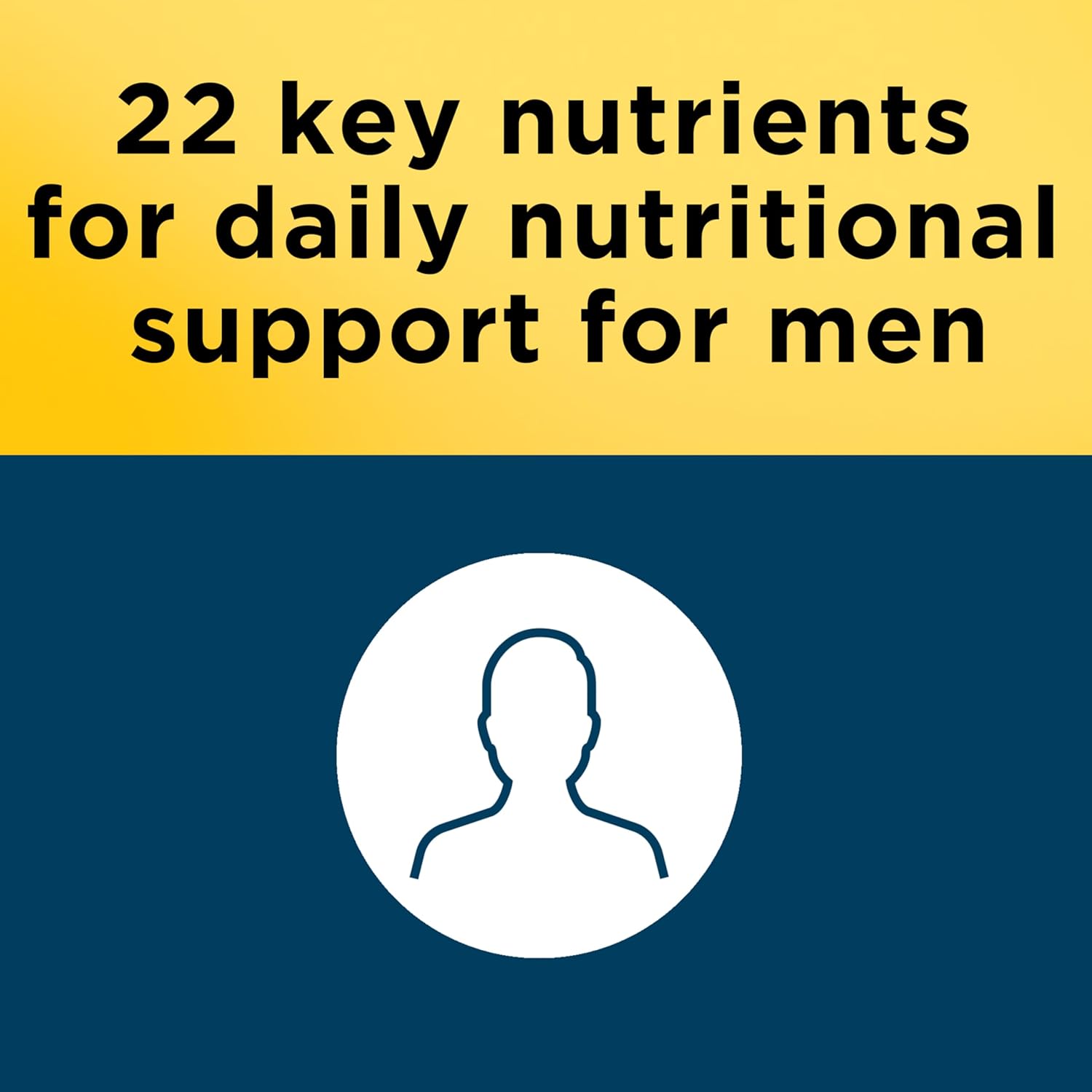 Nature Made Multivitamin for Him, Mens Multivitamins with No Iron, Daily Nutritional Support, Nature Made Multi Mens Vitamins & Minerals, 90 Tablets, 90 Day Supply - Image 3