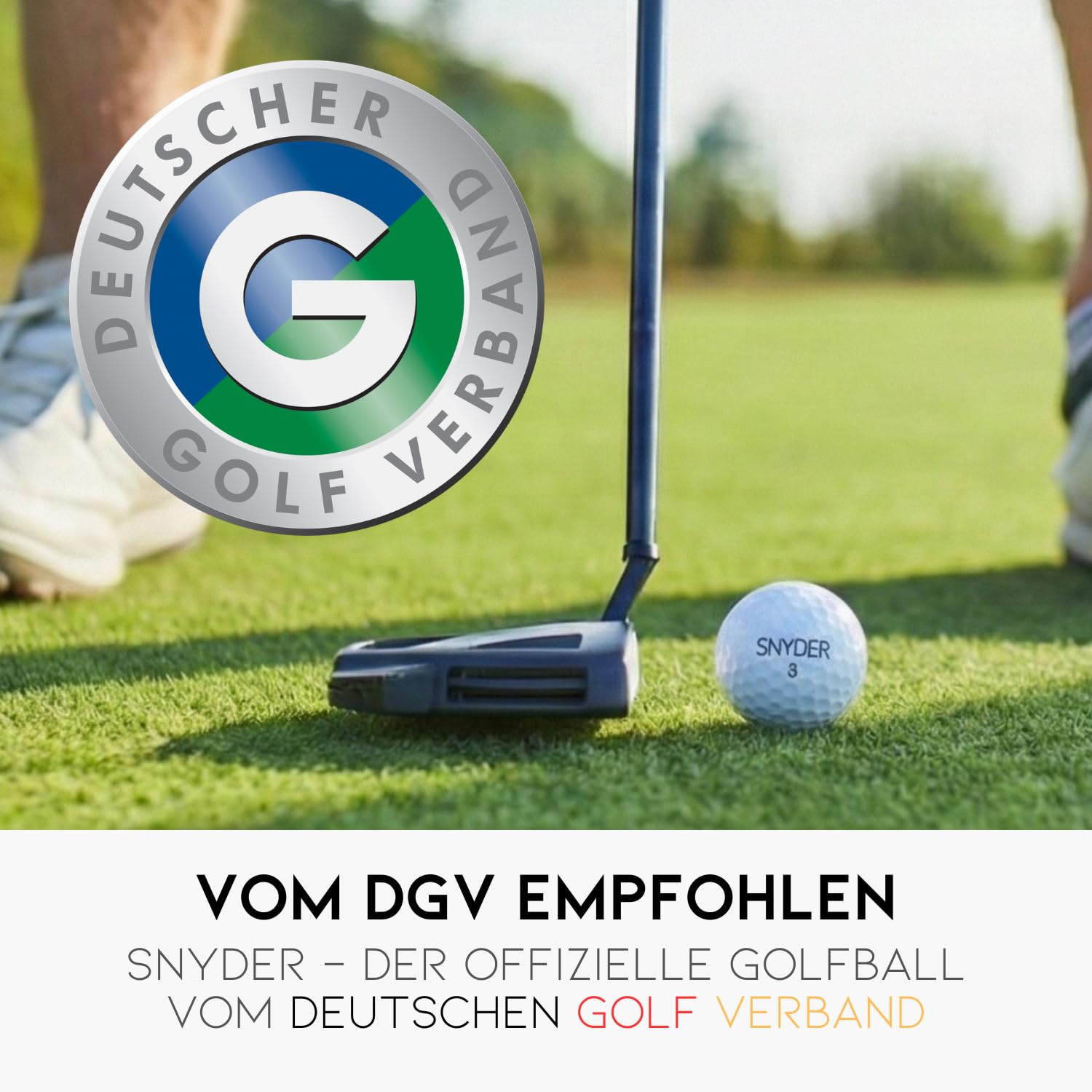 SNYDER SNY Supersoft Golfbälle | 15 Stück im praktischen Ballnetz