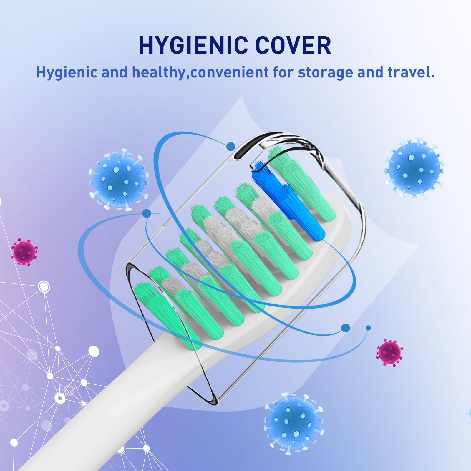 Cabezales de repuesto para cepillo de dientes Philips Sonicare E-Series HX7022/66 HX7023/30, se adapta a Essence, Elite, Advance, CleanCare y otros modelos de cepillo de dientes eléctrico Sonic Care