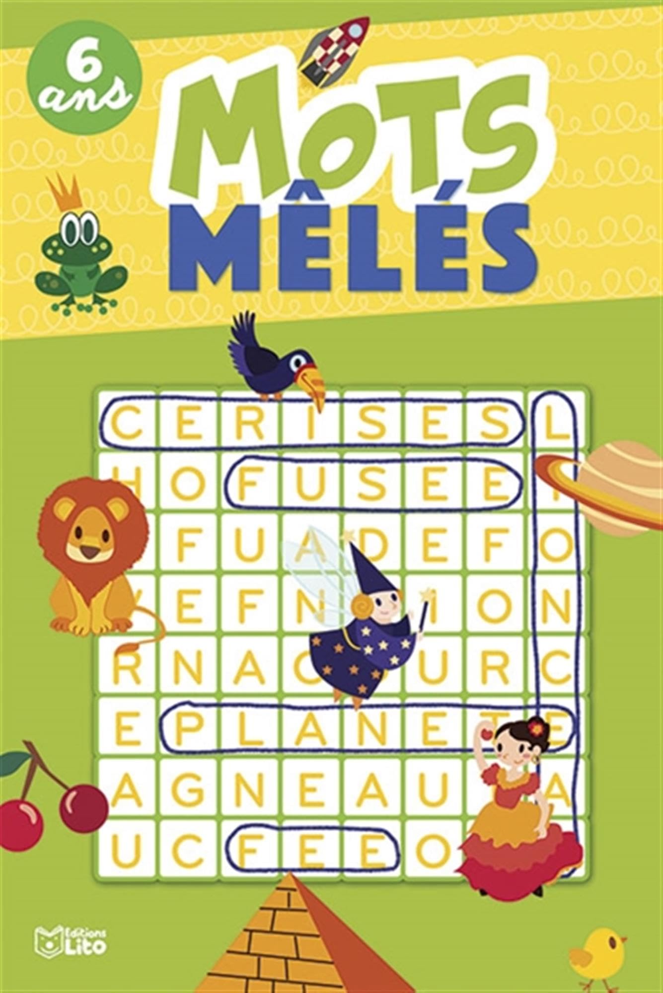 Super bloc jeux - Mots mélés 6 ans