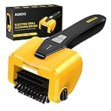 AUXCO Grill Brush - 4000mAh Electric Grill Brush for Outdoor Grill with Dual-Speed Motor, No Bristle Sheddi